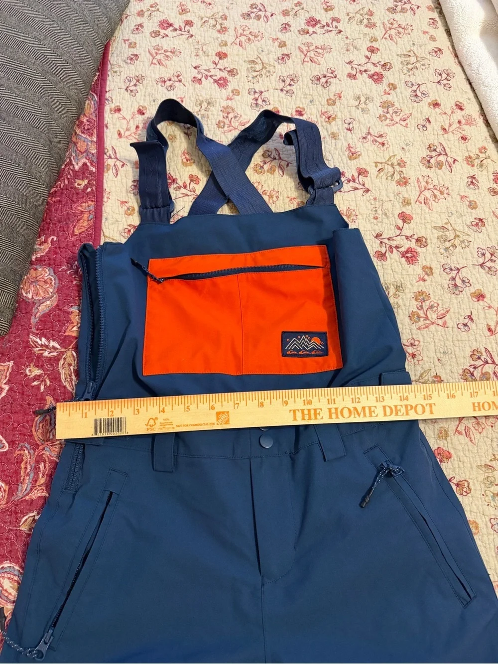 Boys Quiksilver Navy ski suit size 12